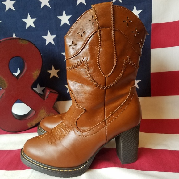 Roper Shoes - Roper Western Sexy Cowgirl Heeled Boots